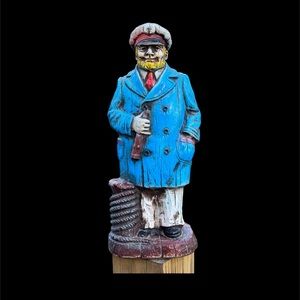 Vintage Syroco Faux Wood 1940’s Rare Sea Captain XL 13”